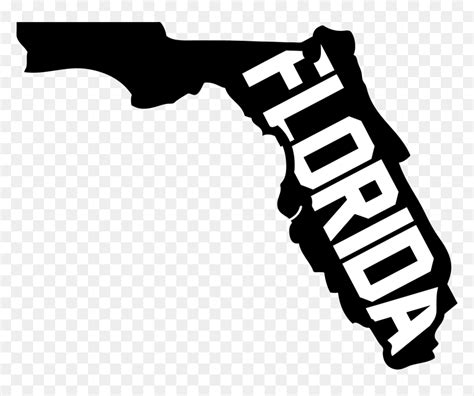 Florida State Outline 2 [fl2] - Florida State Clipart, HD Png Download ...