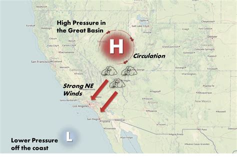 Happening Now: First Santa Ana Winds of the Fall - RedZone