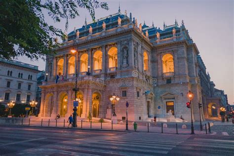 Hungarian State Opera House in Budapest in the Summer Evening. Editorial Photography - Image of ...