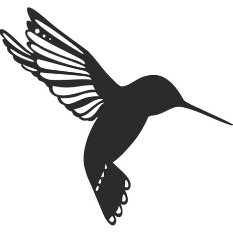 Hummingbird Flower Silhouette at GetDrawings | Free download