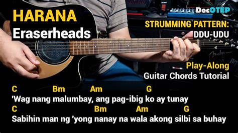 HARANA - Eraserheads (Guitar Chords Tutorial with Lyrics Strumming Pattern) - YouTube