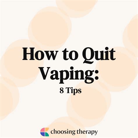 How to Quit Vaping: Everything You Need to Know