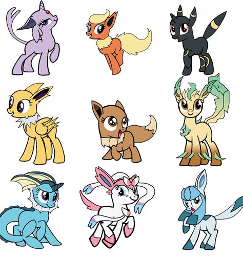 Eevee's family by crystalmoon101 on DeviantArt