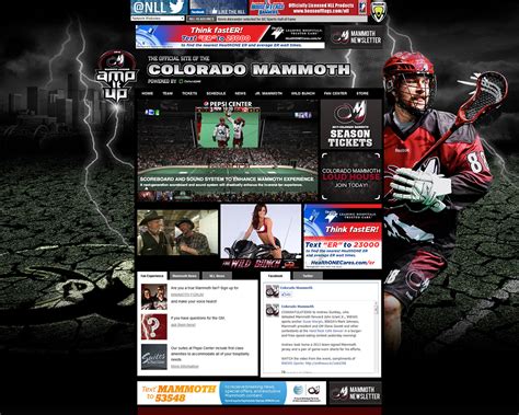 2014 Colorado Mammoth Look and Feel on Behance