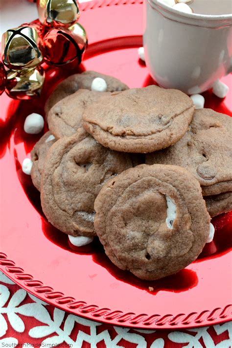 Hot Chocolate Marshmallow Cookies - Southern Made Simple