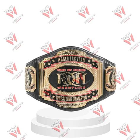 ROH Ring of Honor World Tag Team CNC 4MM & 6MM Championship Title