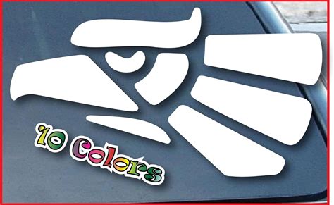 Amazon.com: Mexican Eagle Car Window Vinyl Decal Sticker 10" Wide (Color: White) : Automotive