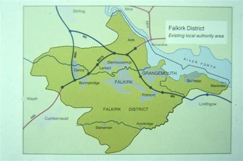 Map of Falkirk District Council area - Falkirk Council