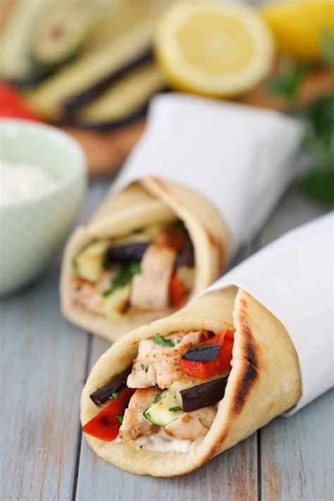 Mediterranean Chicken Pita Wraps - Olga's Flavor Factory