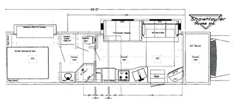 Final Floor Plan - Truck Conversion, Toterhome, Garagecoach Photo Gallery