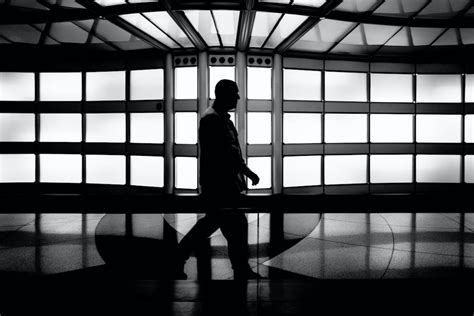 Silhouette of Person Walking · Free Stock Photo