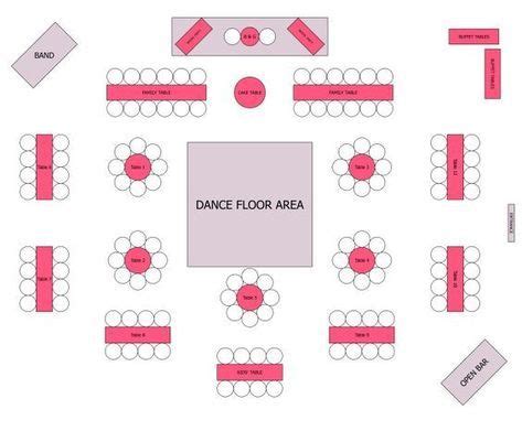 ️ 30 Wedding Reception Layout Ideas - Hi Miss Puff - Page 7 | Wedding table layouts, Wedding ...