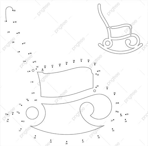 Rocking Chair Icon Dot To Dot, Chair Drawing, Hair Drawing, King Drawing PNG and Vector with ...