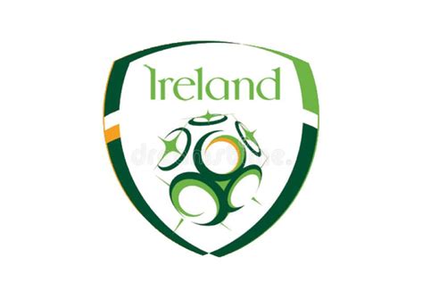 National Irish Football Logo Editorial Image - Illustration of teams ...