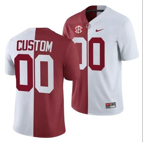 [Trending] New Personalized Alabama Jersey White Crimson