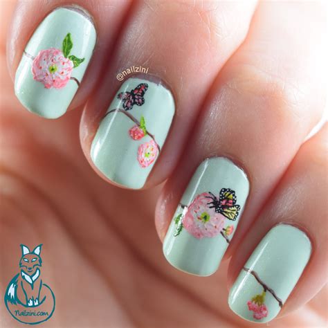 Spring Flower Nail Art | Nailzini: A Nail Art Blog