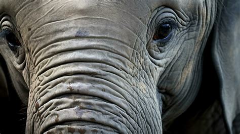 Innocence Unveiled Baby Elephant's Big, Enchanting Eyes, AI Generative 30458873 Stock Photo at ...