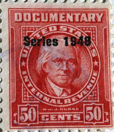 W.J.Duane US Internal Revenue Documentary Stamp, 50 cents | Flickr