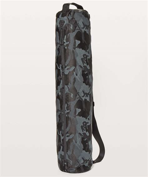 Lululemon Get Rolling Yoga Mat Bag *17L - Jacquard Camo Cotton Obsidian ...