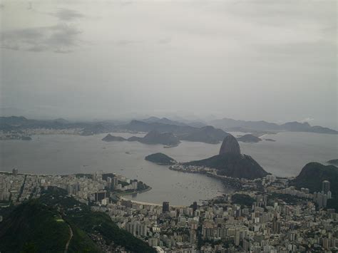 Jesus Christo, Rio De Janeiro, Brasil - Looking at Rio on a raining day ...