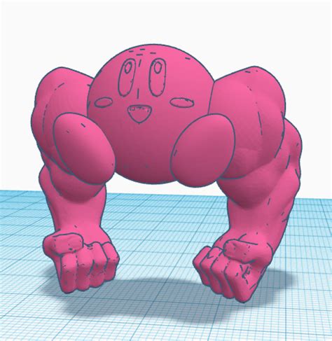 Free STL file Buff Arms Kirby 🧞‍♂️・3D print object to download・Cults