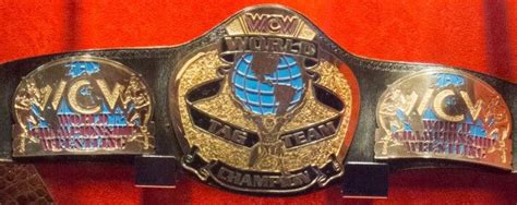 WCW World Tag Team Championship Belt World Championship Wrestling, Pro ...