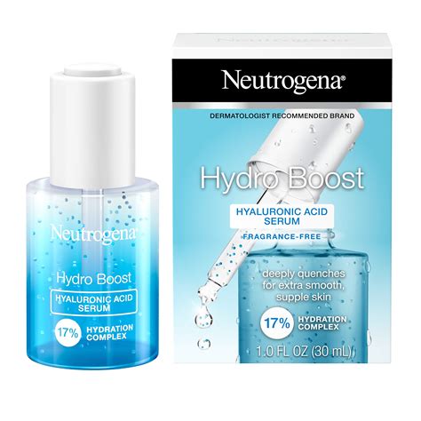 Neutrogena Hydro Boost Hyaluronic Acid Serum with 17% Hydration Complex ...