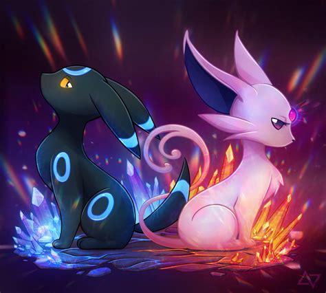 Top 80+ umbreon and espeon wallpaper latest - in.cdgdbentre