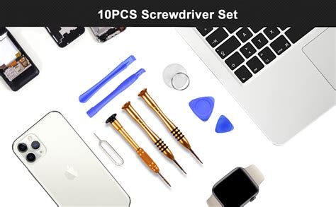 iPhone Repair Tools Kit Screwdriver Set Opening Tool 4 5 6 7 8 XS Plus ...