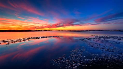 Nature coucher de soleil nuages-Windows 10 HD Fonds d'écran Aperçu ...