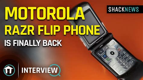 New Motorola Razr exclusive preview of retro mode and folding screen ...