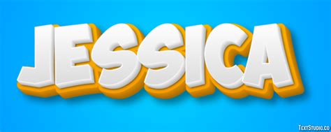 Jessica Text Effect and Logo Design Name