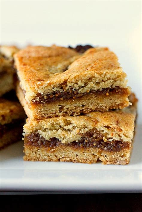 Fig Cookie Bars (Homemade Fig Newtons) Recipe