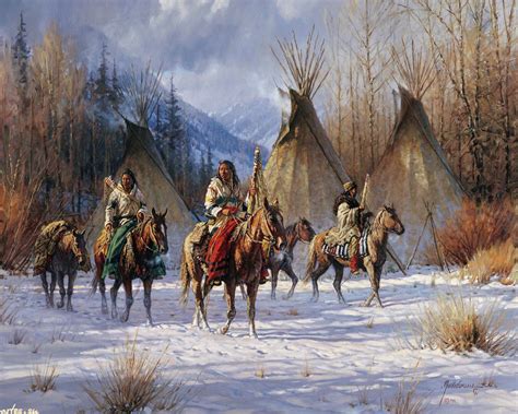 Native American Art by Martin Grelle - Desktop Wallpaper