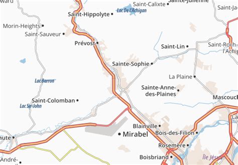 MICHELIN Saint-Jérôme map - ViaMichelin