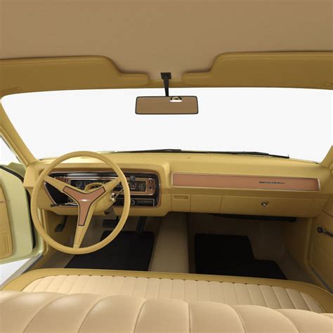 3D Dodge Coronet sedan Custom V8 318 with HQ interior and engine 1973 - TurboSquid 1983100