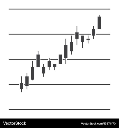 Stock market chart Royalty Free Vector Image - VectorStock