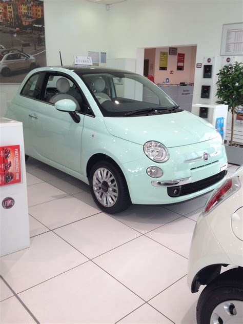 Fiat 500 mint green someone buy me this!!! | Fiat 500, Fiat, Fiat cars