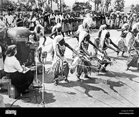 WATUSI DANCERS, c1960. /nWatusi dancers from Ruanda-Urundi (now the ...