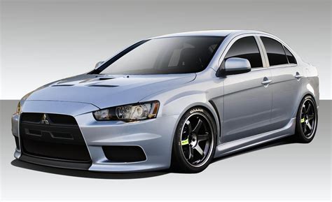 2011 Mitsubishi Lancer Body Kit Body Kit - Mitsubishi Lancer Duraflex Evo X V3 Body Kit - 6 ...