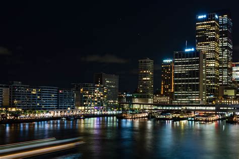 1440x900 resolution | photo of buildings with lights during night time, sydney HD wallpaper ...