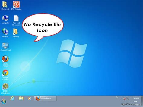 Hide Recycle Bin Icon From Desktop in 2 Clicks!