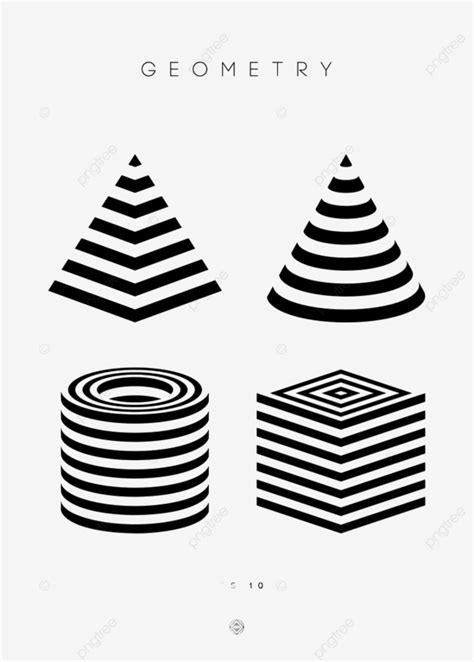 Optical Illusion Vector Pyramid, Experiment, Geometry, Moving PNG and Vector with Transparent ...