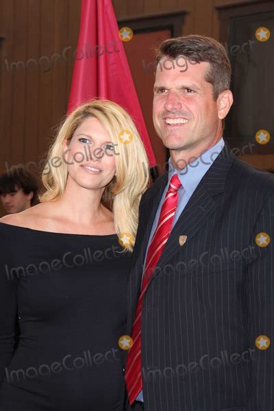 Photos and Pictures - Century City CA. 7/29/10 Jim Harbaugh & wife Sarah Stanford University Fox ...