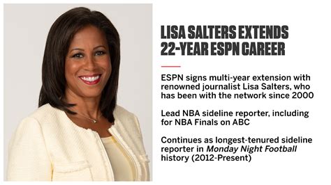 ESPN Signs Multi-Year Extension with Renowned Journalist Lisa Salters - ESPN Press Room U.S.