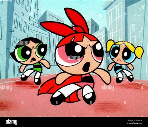 BUTTERCUP,BLOSSOM,BUBBLES, THE POWERPUFF GIRLS, 2002 Stock Photo - Alamy