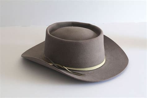 70's Vintage Grey Stetson Gambler Cowboy Hat by DanHalenVintage on Etsy https://www.etsy.com ...