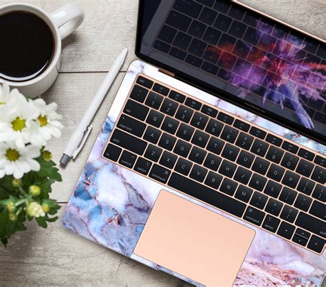 Light Pink Marble Texture Laptop Skin Macbook Skins Macbook | Etsy