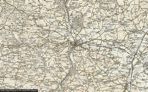 Historic Ordnance Survey Map of Tiverton, 1898-1900