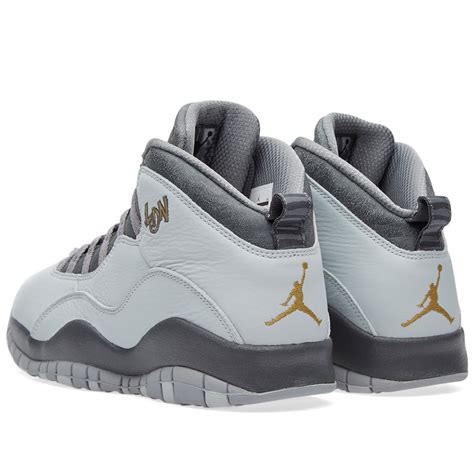 Nike Air Jordan 10 Retro (Pure Platinum & Metallic Gold)